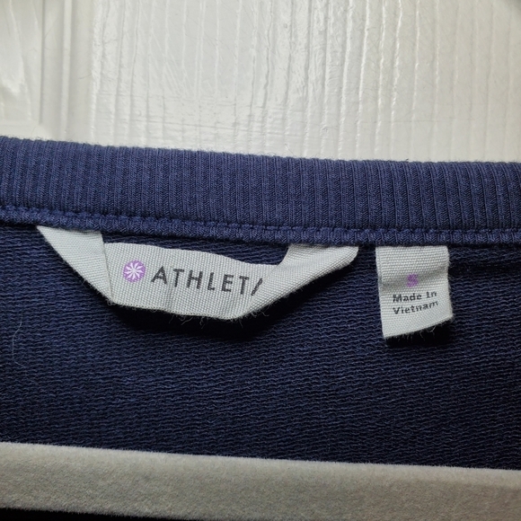 ATHLETA Citytime Crewneck Sweatshirt Navy Blue Size: S - Picture 9 of 11